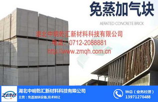 湖北中明乾匯 免蒸加氣塊技術(shù)轉(zhuǎn)讓?zhuān)蛟炀G色建材新選擇